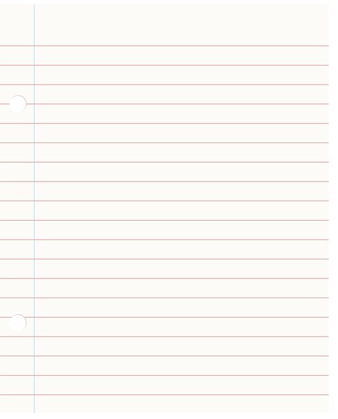 Image of a note paper with rules
